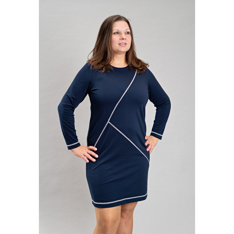 Minišaty Jarmila, jednobarevné