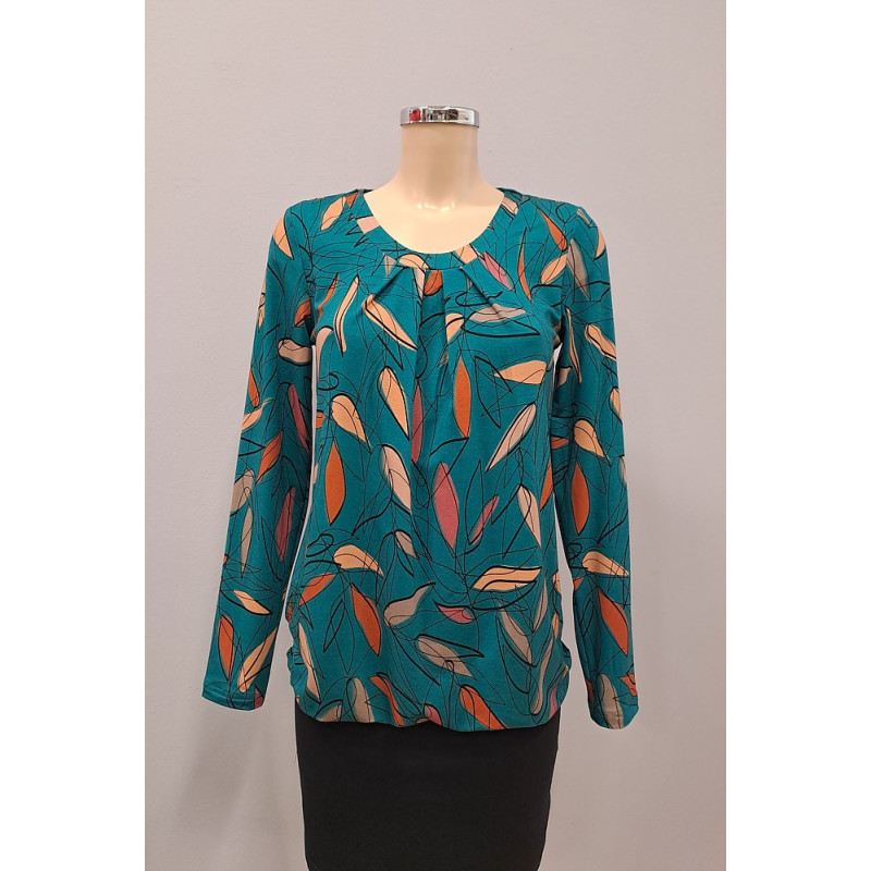 Střih - Milena, dámská halenka se sklady vel. 36-50