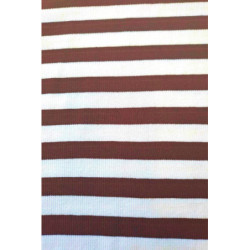 Svetrovina patent 2/2 - proužek hnědá