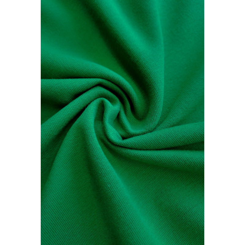 Teplákovina bavlna/elastan, trávově zelená 240