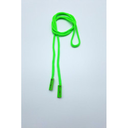 Designová luxusní kulatá šňůra neon zelená 135
