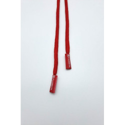 Designová luxusní kulatá šňůra červená 125