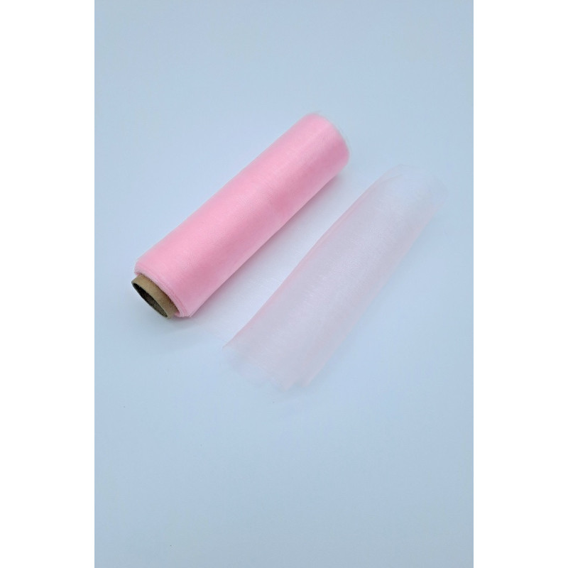 Organza růžová 160