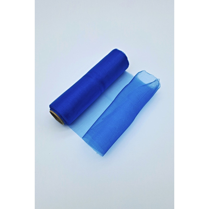 Organza modrá 160