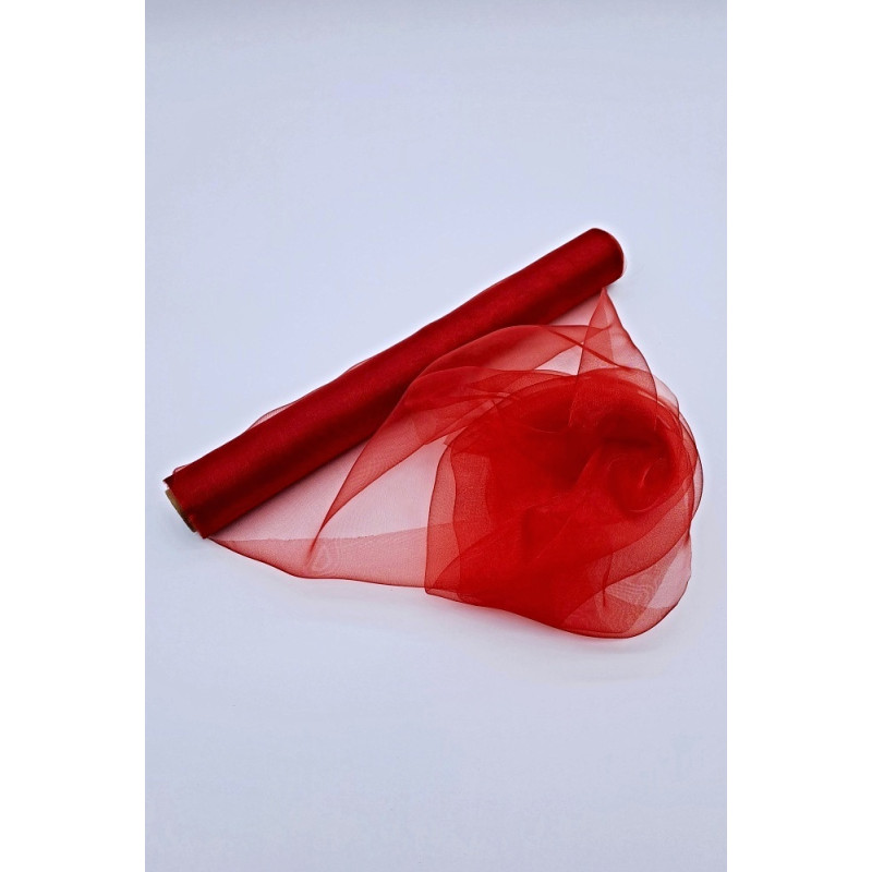 Organza vínová 360