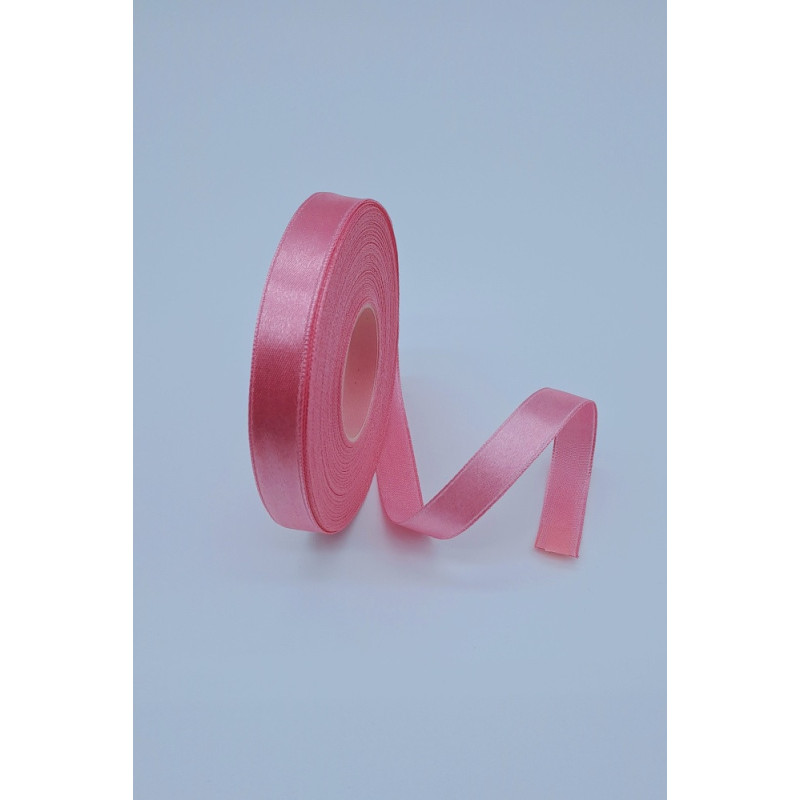 Saténová stuha - 12 mm, růžová