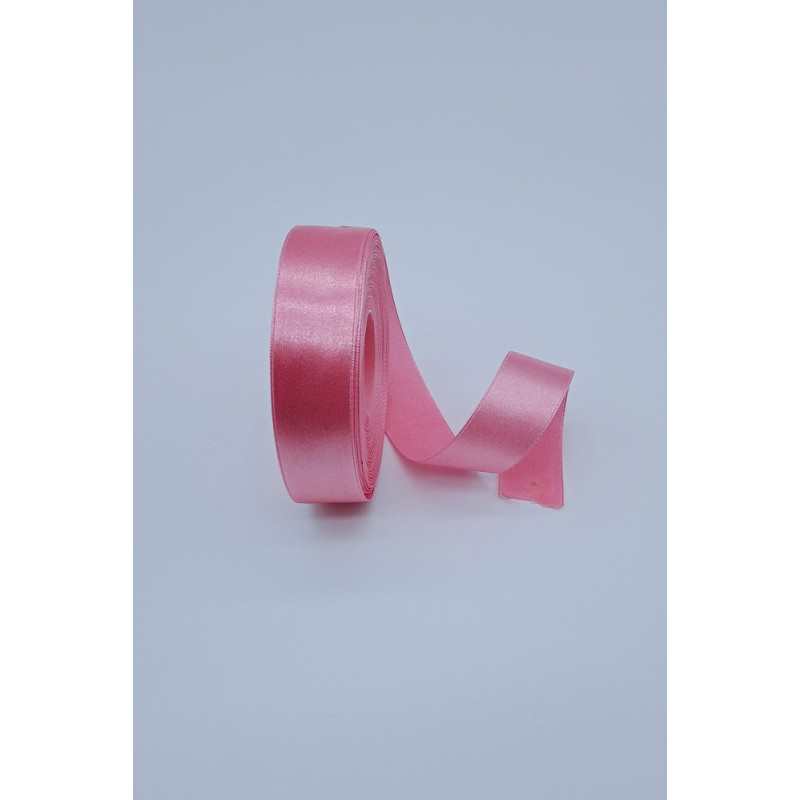 Saténová stuha - 25 mm, růžová
