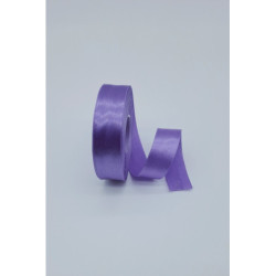 Saténová stuha - 25 mm, fialová