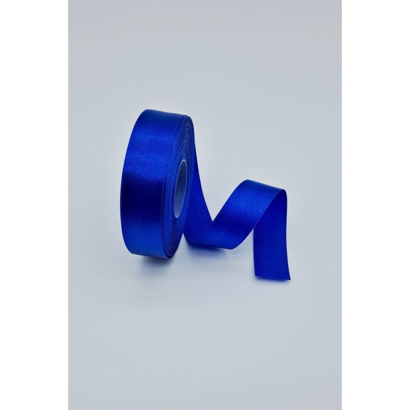 Saténová stuha - 25 mm, modrá