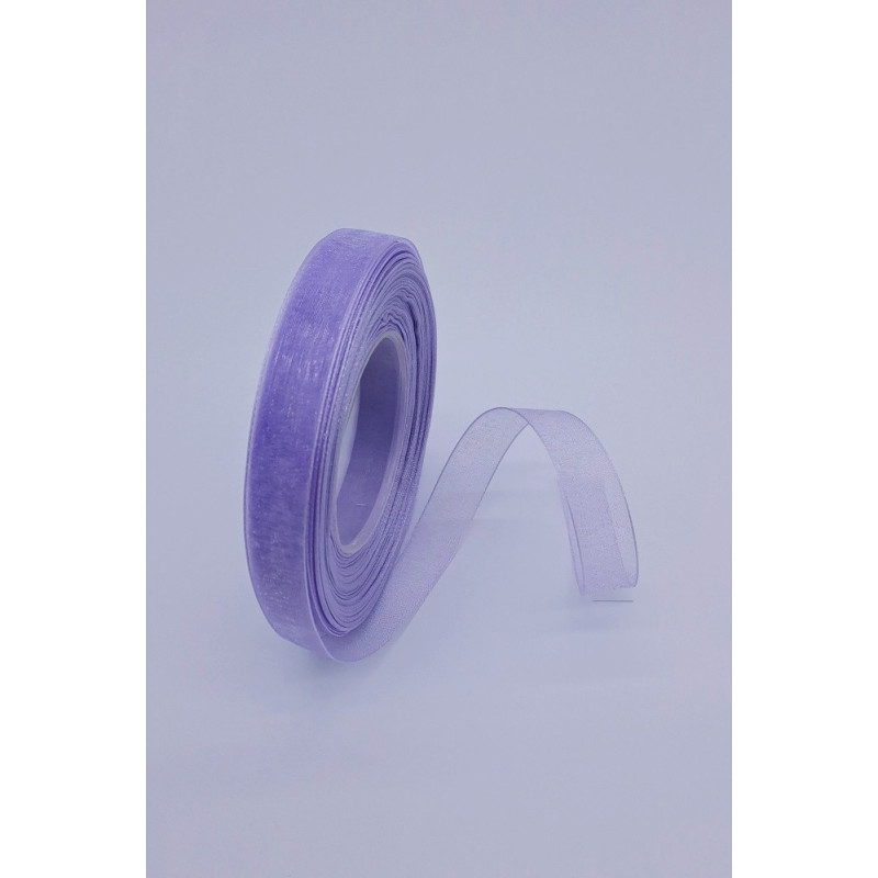 Šifonová stuha - 12 mm, fialová