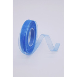 Šifonová stuha - 12 mm, modrá