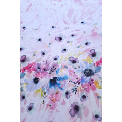 Viskóza tisk  - letní raport max 120 cm, panel