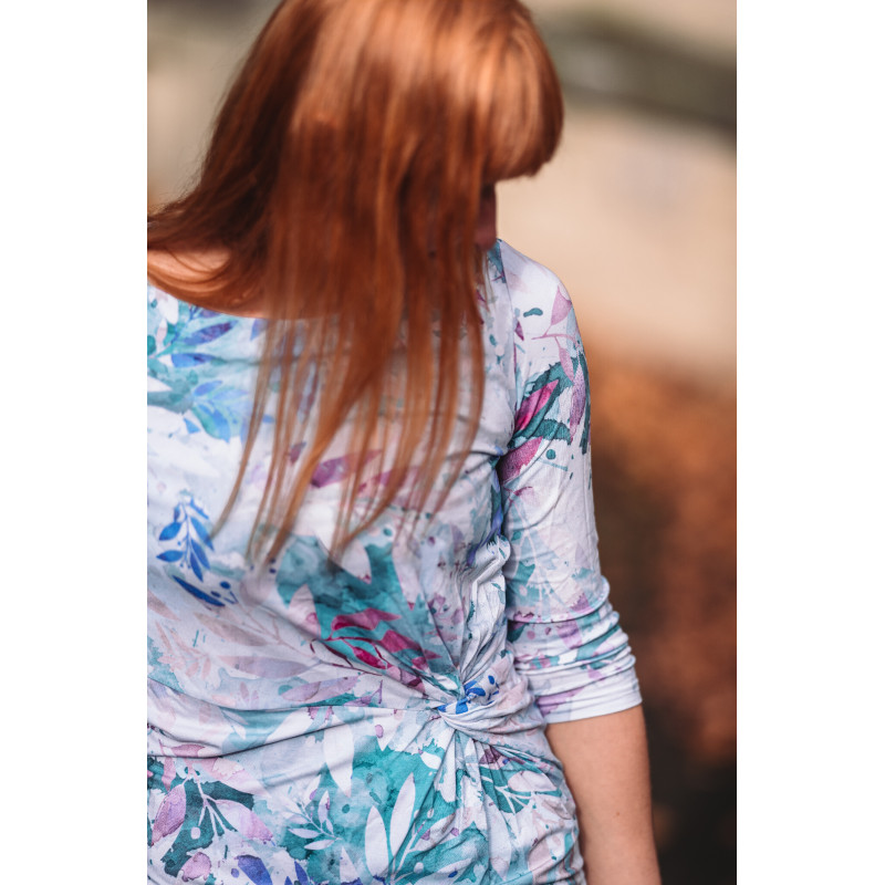 Střih - Jasmína, dámské šaty s uzlem