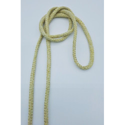 Oděvní šňůra kulatá zlatá 8