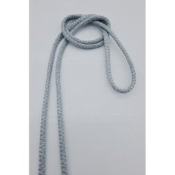 Oděvní šňůra kulatá stříbrná 8