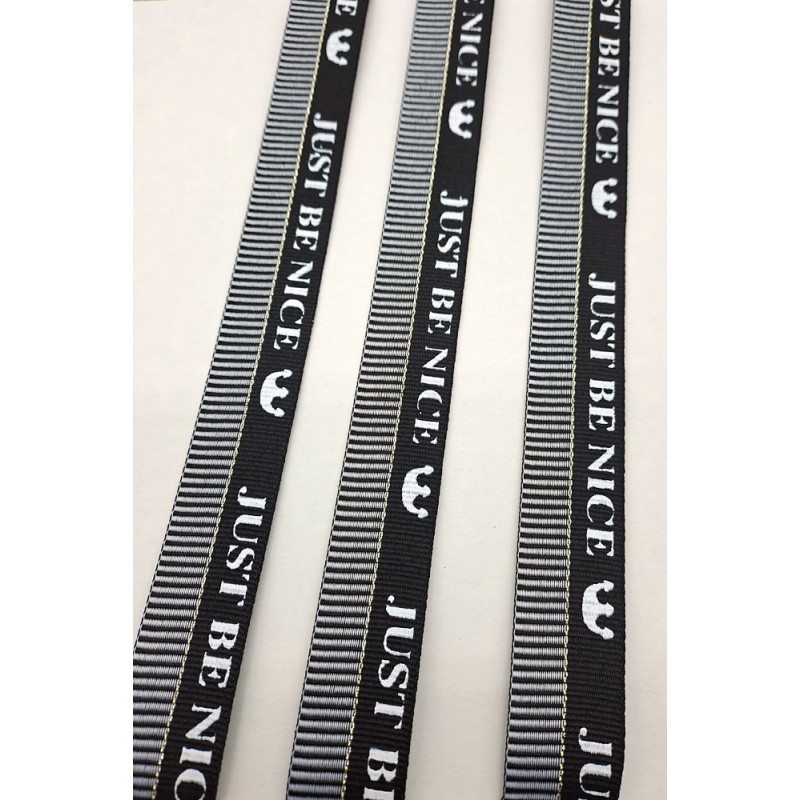 Lampas černá/bílá JUST BE NICE 25