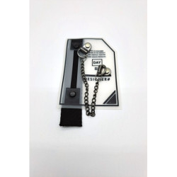 Nášivka, silikon s řetízkem DAY DESIGNER