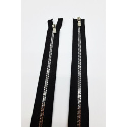 Dlouhý zip dělitelný - hrubý 77 cm, zuby 6 mm dvoucestný