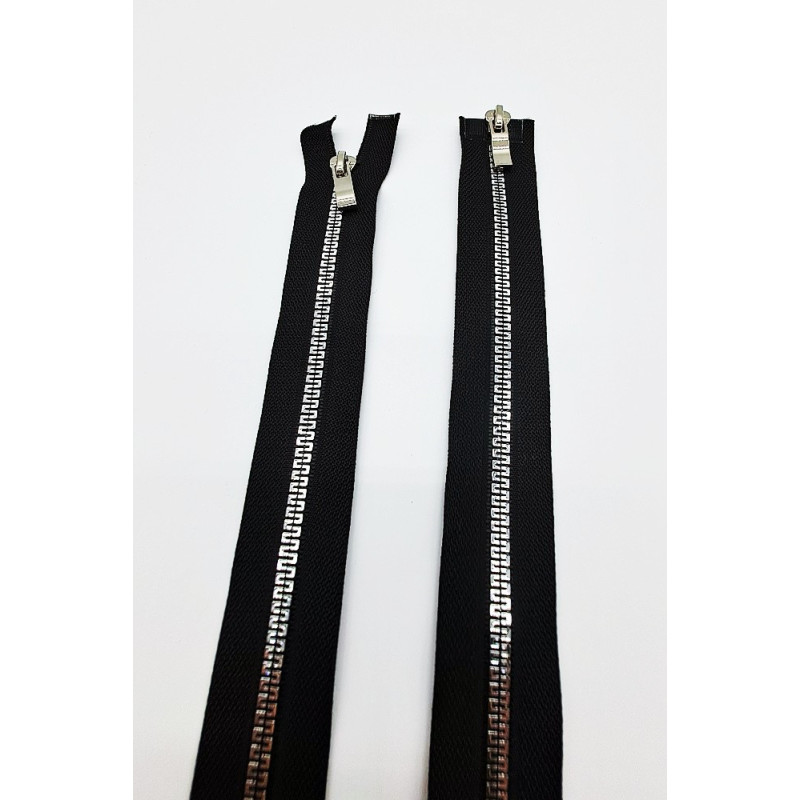 Dlouhý zip dělitelný - hrubý 77 cm, zuby 6 mm dvoucestný