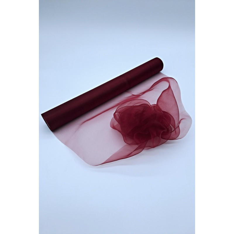 Organza bordó 360