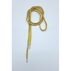 Designová šňůra kulatá zlatá 138