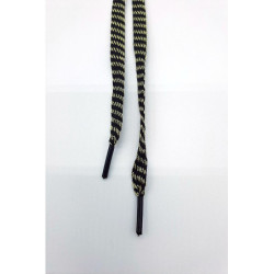 Designová šňůra diagonál černá 125