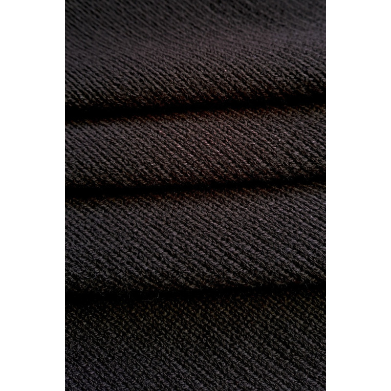 Luxusní nadýchaná svetrovina - hnědá tmavá