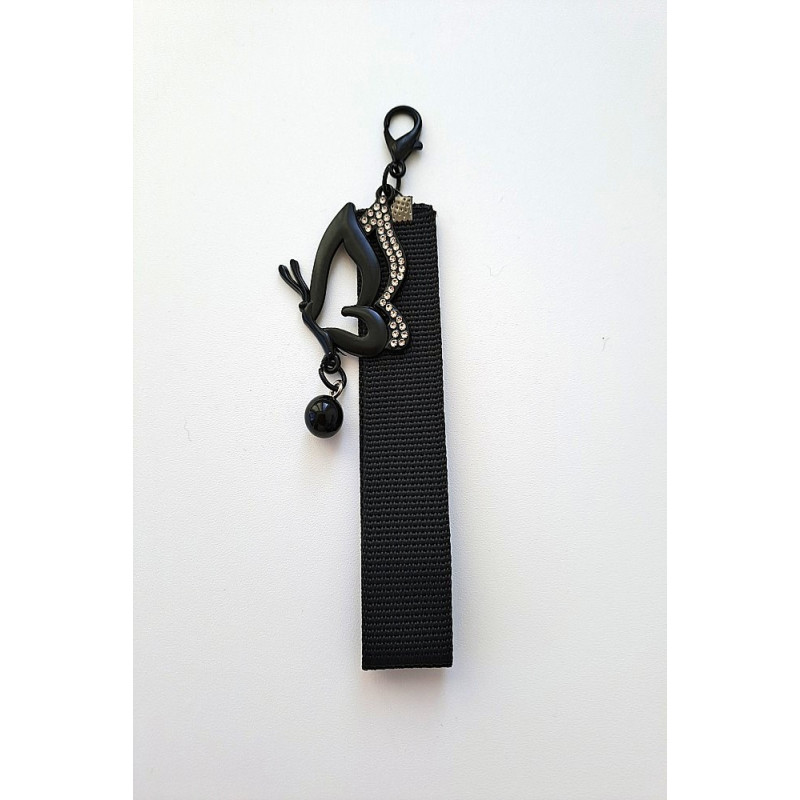 Designový ověšek/taháček, štrasový motýl