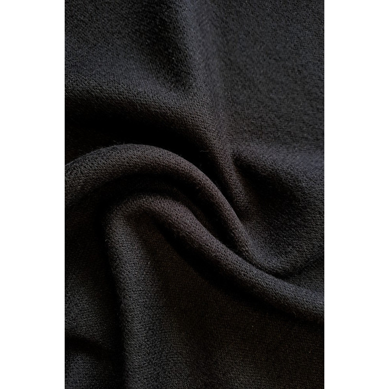 Svetrovina Double angora - černá