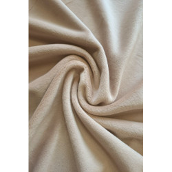 Elastický samet - béžová světlá