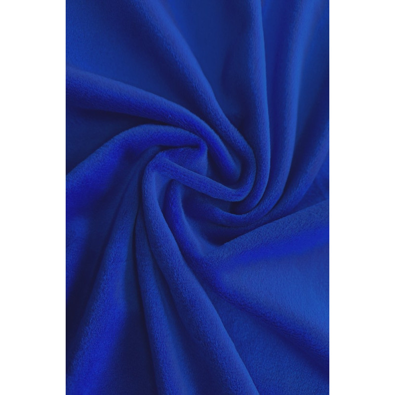 Elastický samet - modrá královská