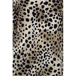 Úplet Venécie s potiskem, béžová abstraktní