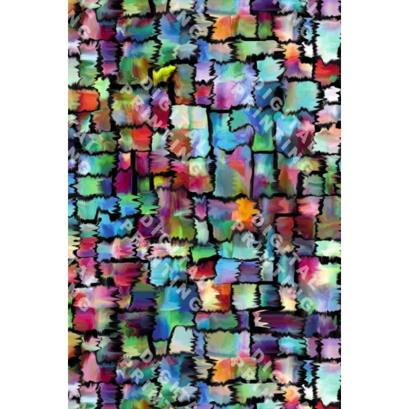 Šatovka výplněk potisk - puzzle, prémiová kvalita