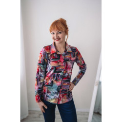 Střih - Amanda, dámská košile vel. 36-50