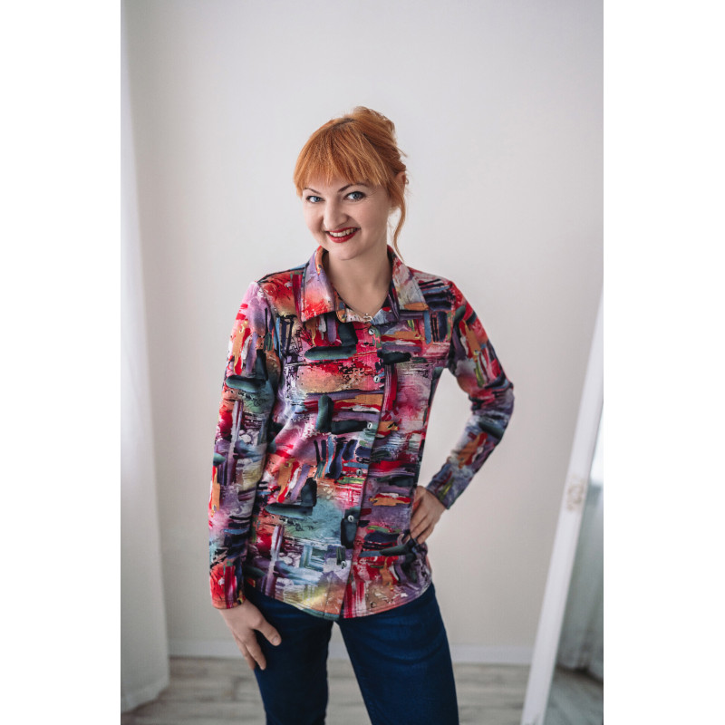 Střih - Amanda, dámská košile vel. 36-50