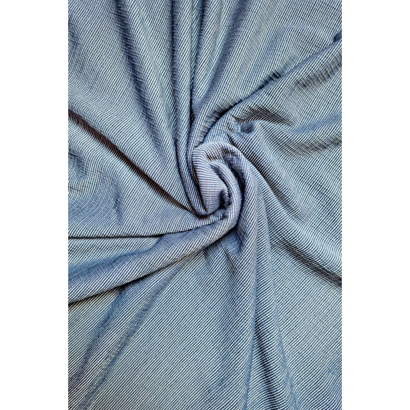 Jemný úplet, Itálie - jemný proužek modrá