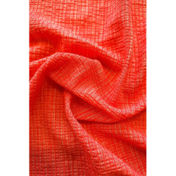 Jemný úplet, Itálie - jemný proužek červená