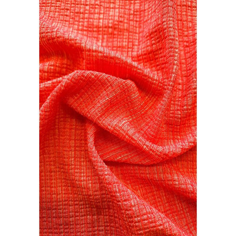 Jemný úplet, Itálie - jemný proužek červená