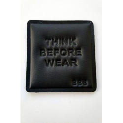 Nášivka plast, THINK BEFORE WEAR