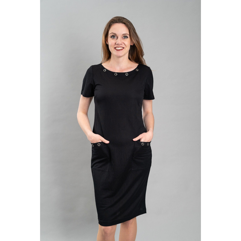 Dámské letní jednobarevné šaty Eva