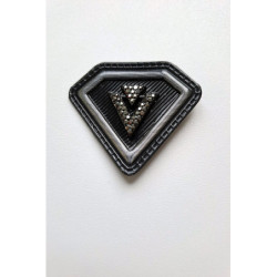 Nášivka, diamant plast se štrasy