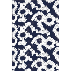 Viskóza tisk - kopretiny 24, prémiová kvalita