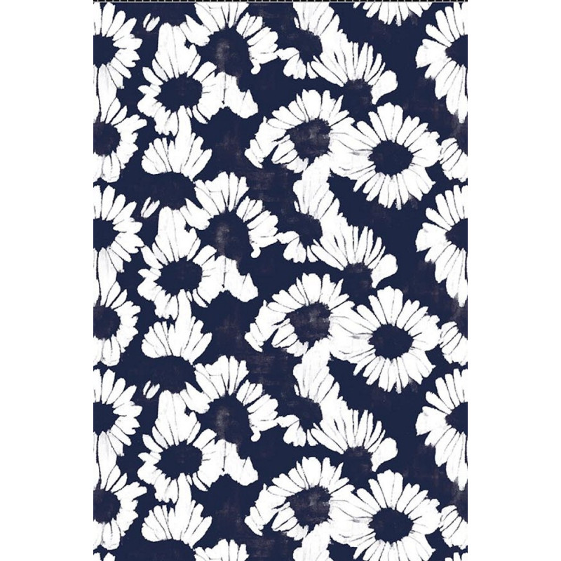 Viskóza tisk - kopretiny 24, prémiová kvalita