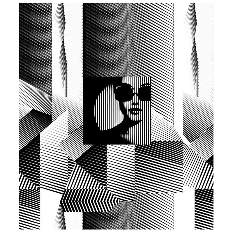 Viskóza tisk  - tvář, rapot, panel