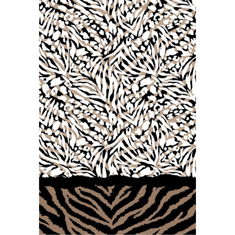 Viskóza tisk - zebra, raport, panel 75x170