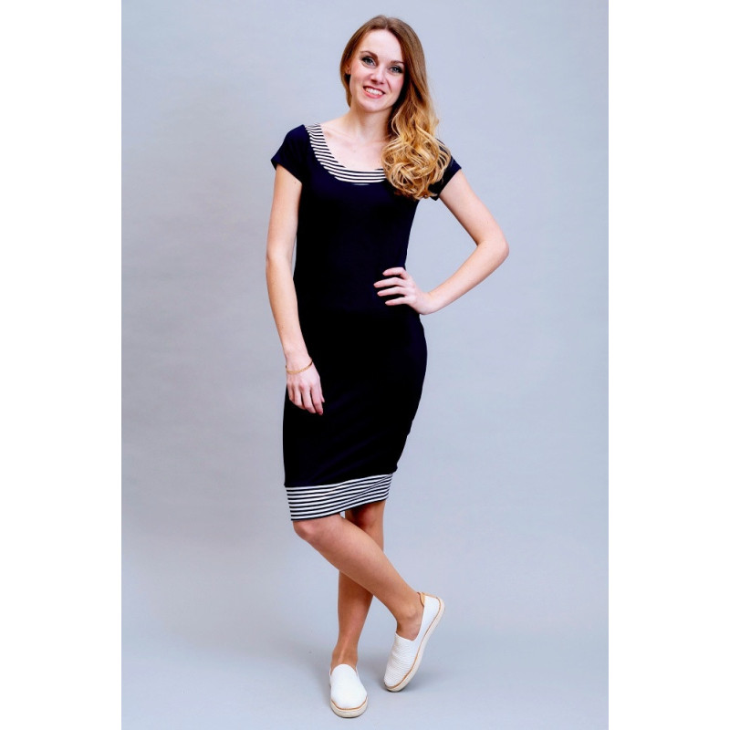 Střih - Linda, dámské přiléhavé šaty vel. 36 - 50