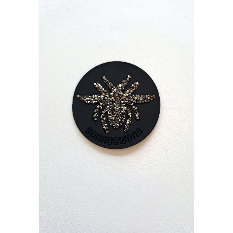 Nášivka, štrasová včelka