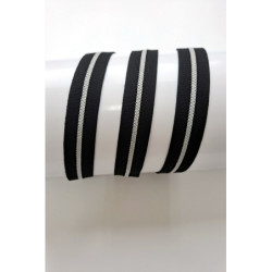 Lampas pletený černá/šedá