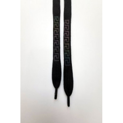 Designová šňůra černá s tiskem 131