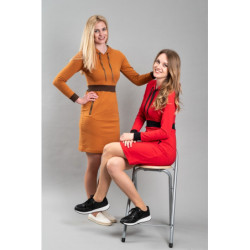 Šaty Bára jednobarevné